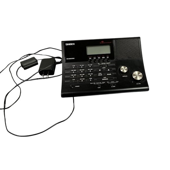 Uniden BC365CRS 500 Channel Base Station Alarm Clock Radio Scanner Bearcat - Picture 1 of 8